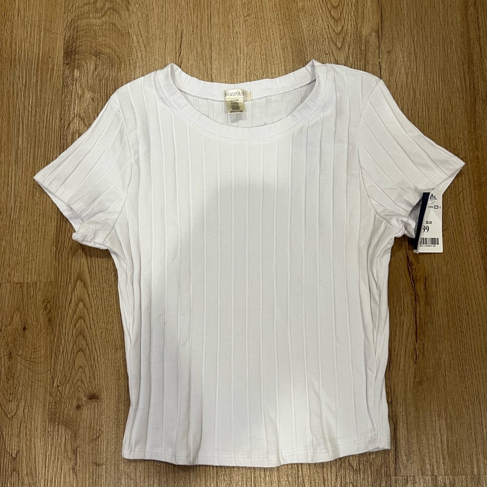 White crop top